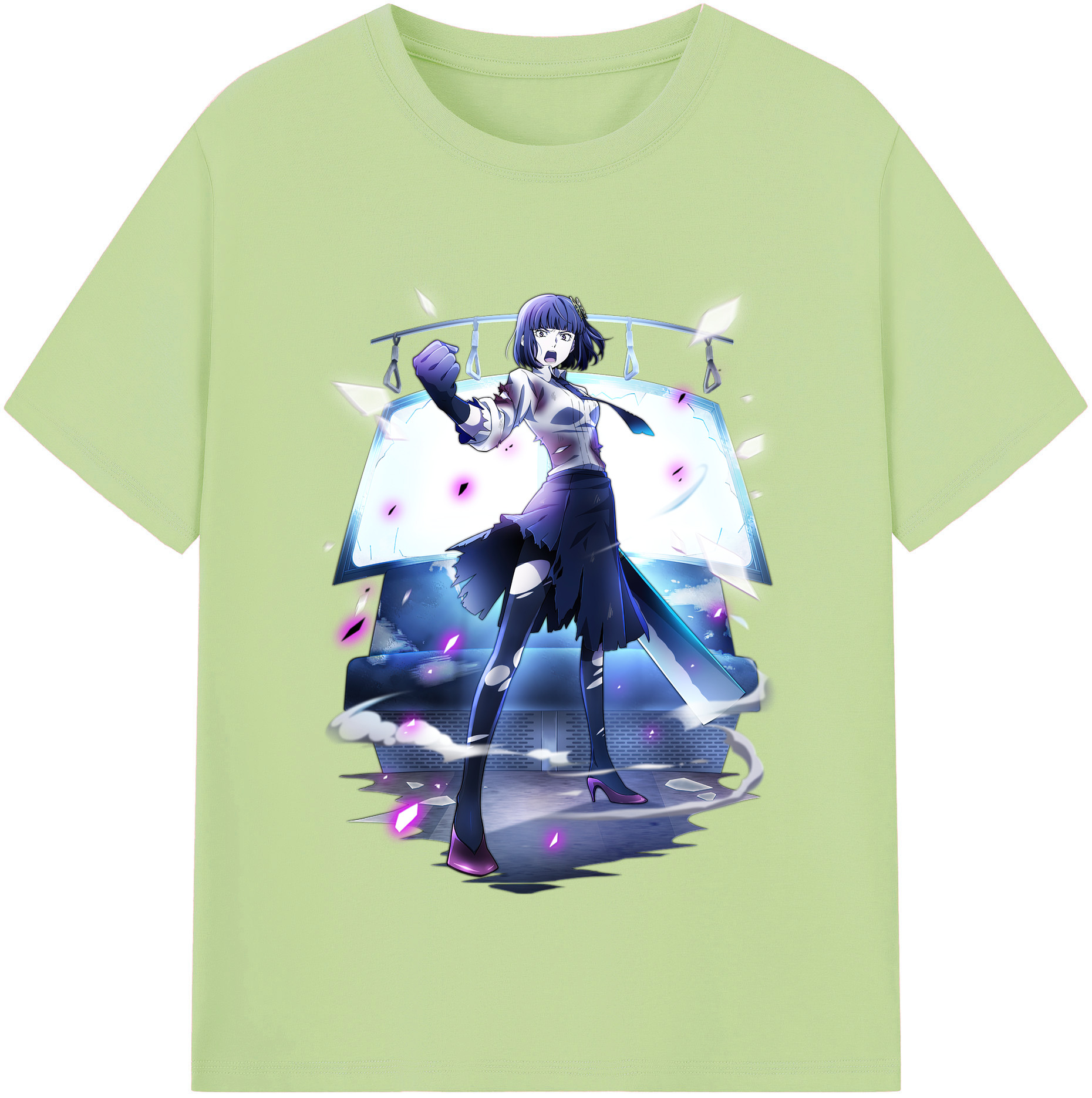 （画像用） 文豪ストレイドッグス Bungo Stray Dogs 綿100％半袖Tシャツ（フロントプリント）
